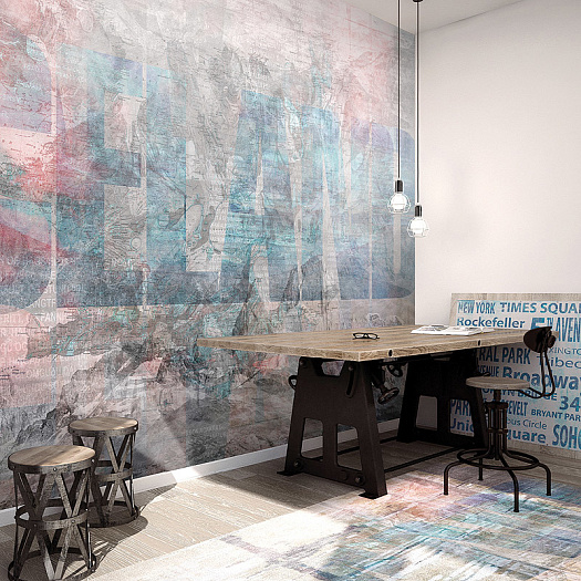 Фотообои в интерьере артикул ICELAND, LOFT, Factura Фотообои в интерьере артикул ICELAND, LOFT, Factura